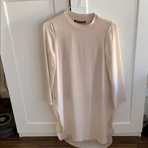 Long Zara Blouse in Blush